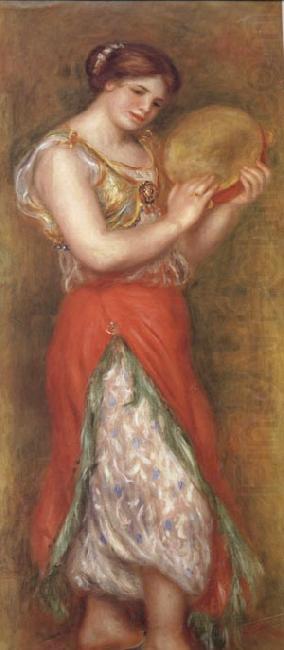 Dancing Girl with Tambourine, Pierre Renoir